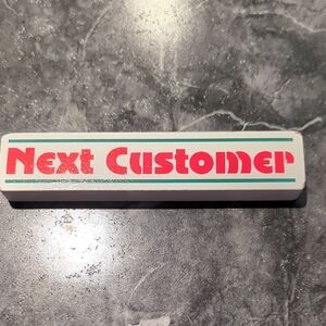 Melissa And doug Next Customer/ Lane Closed Sign For Kids Play